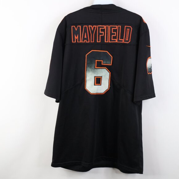 Nike On Field Mens Large Baker Mayfield Cleveland Browns Football Jersey Black 6 - Picture 14 of 16